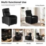 Mirel Recliner Black (5)