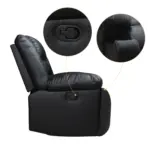 Montivo Sofa Recliner Black (6)