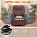 Neriza Recliner Sofa Brown (2)