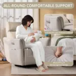 Nestro Recliner Sofa Beige (2)