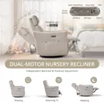 Nestro Recliner Sofa Beige (7)