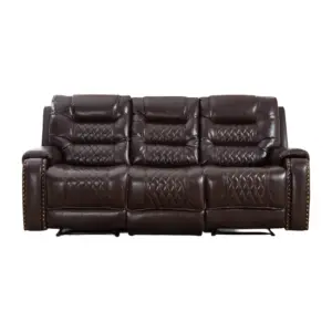 Nuvello Sofa Recliner 3 Seater Manual 85"