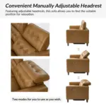 Orvanto Recliner Motorized Brown (1)