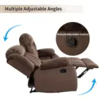Osvira Recliner Dark Brown (7)