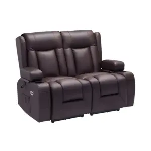 Qelven Motorized Recliner Sofa 2 Seater 55"