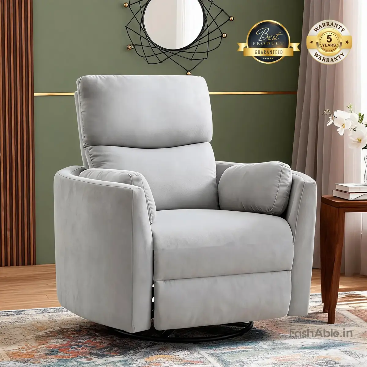 Quinor Recliner Sofa Grey