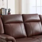 Recli Recliner Sofa Dark Brown (3)