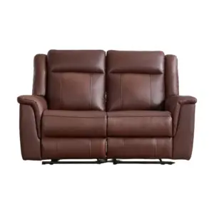 Recli Manual Two Seater Sofa Recliner 64"