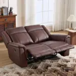 Recli Recliner Sofa Dark Brown (7)