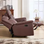 Recli Recliner Sofa Dark Brown (8)