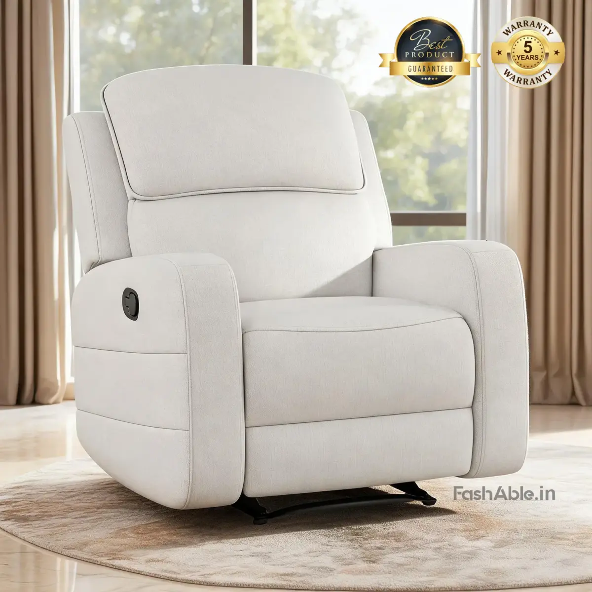 Recliner 1 Seater Couch Sofa (1)