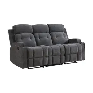 Repose Manual Recliner Couch 3 Seater 74"