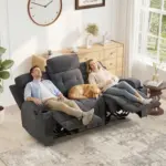Repose Recliner Sofa Dark Grey (3)