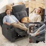 Repose Recliner Sofa Dark Grey (5)