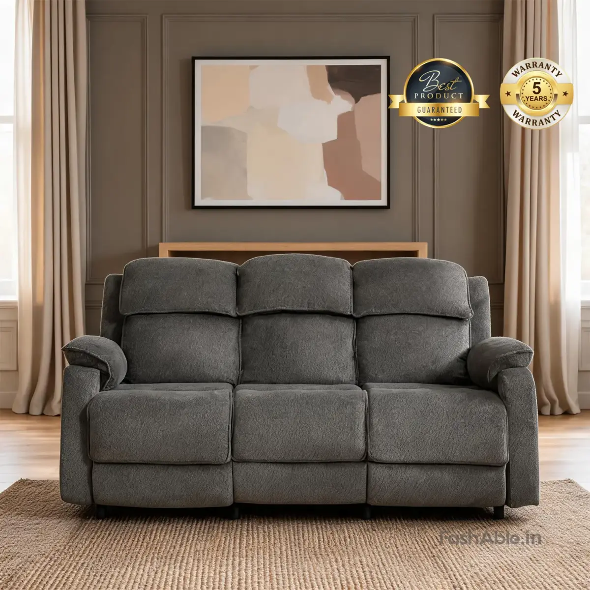 RestMode Recliner Sofa Grey (3)