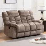 Restivo Recliner Sofa Brown (6)