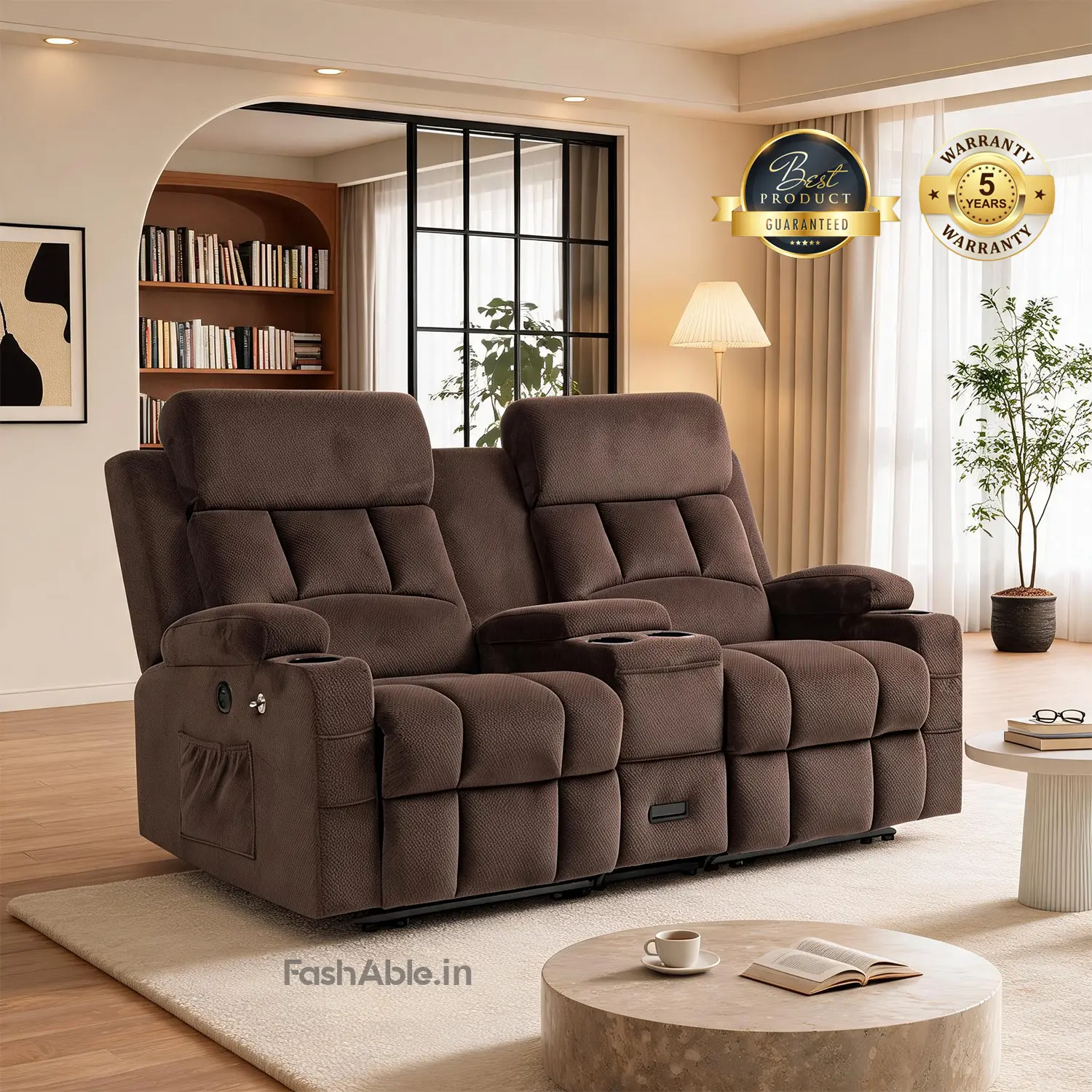 Rovella Recliner Brown Rovella Recliner Brown