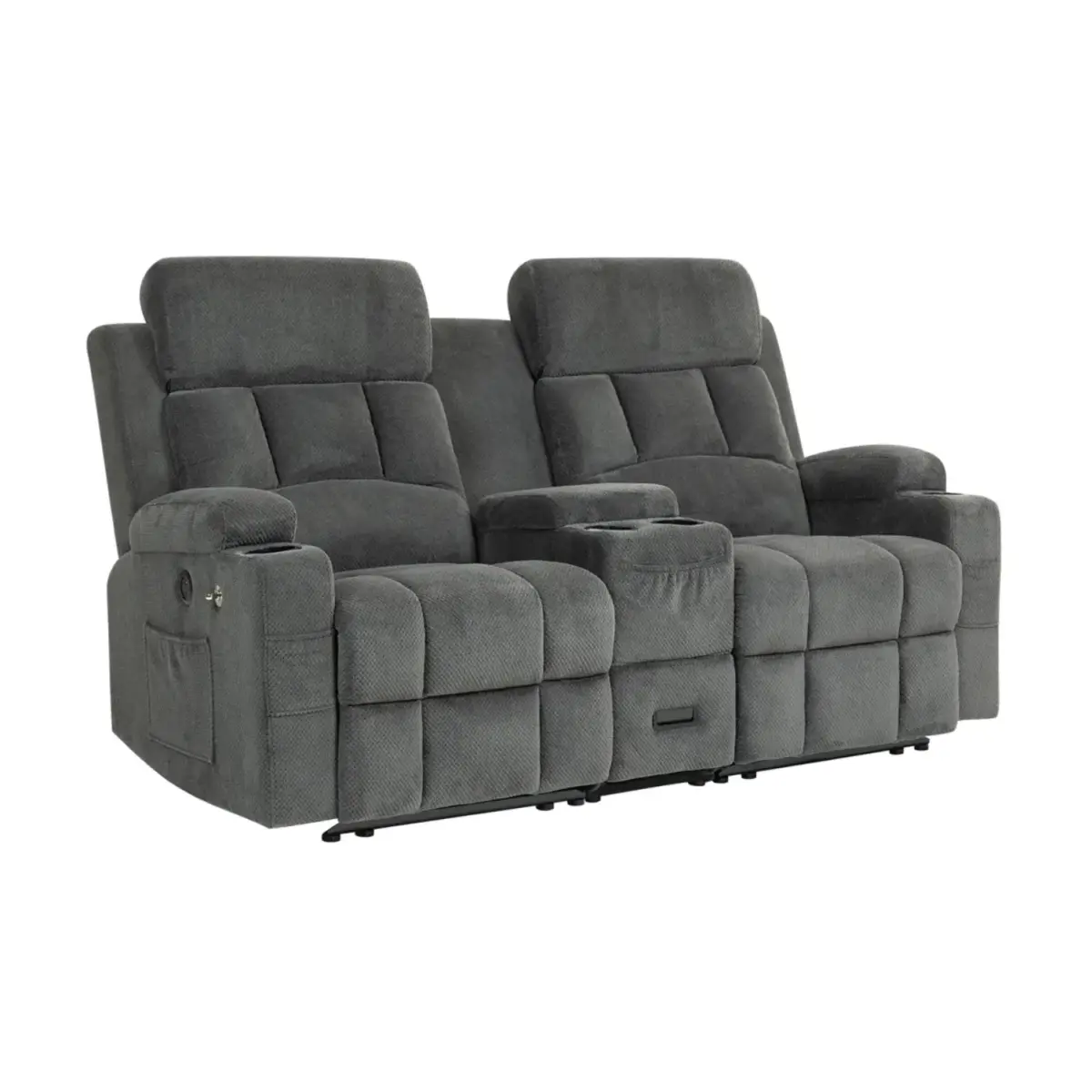 Rovella Recliner Grey (6)