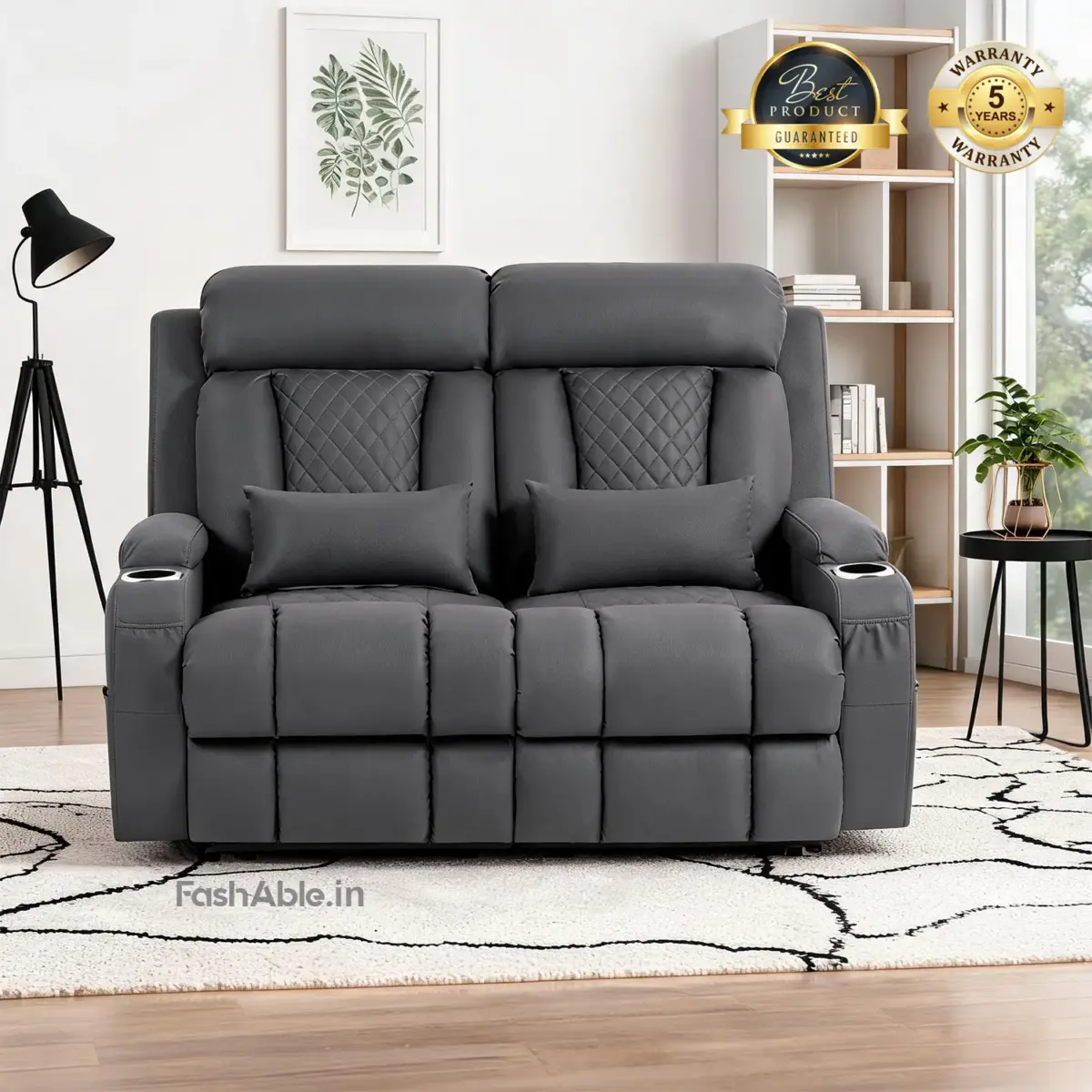 Sesta Recliner Sofa Grey