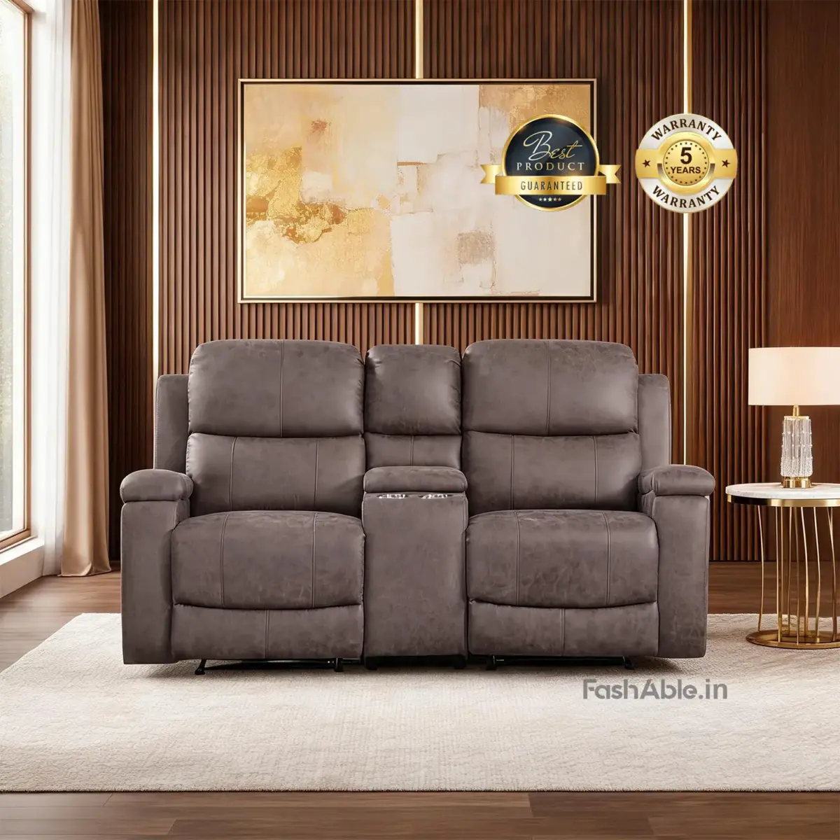 Sitto Recliner Sofa DGrey