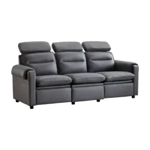 SoftNest Motorized Sofa Couch Recliner 3 Seater 87"