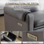 SoftNest Recliner Sofa Grey (2)
