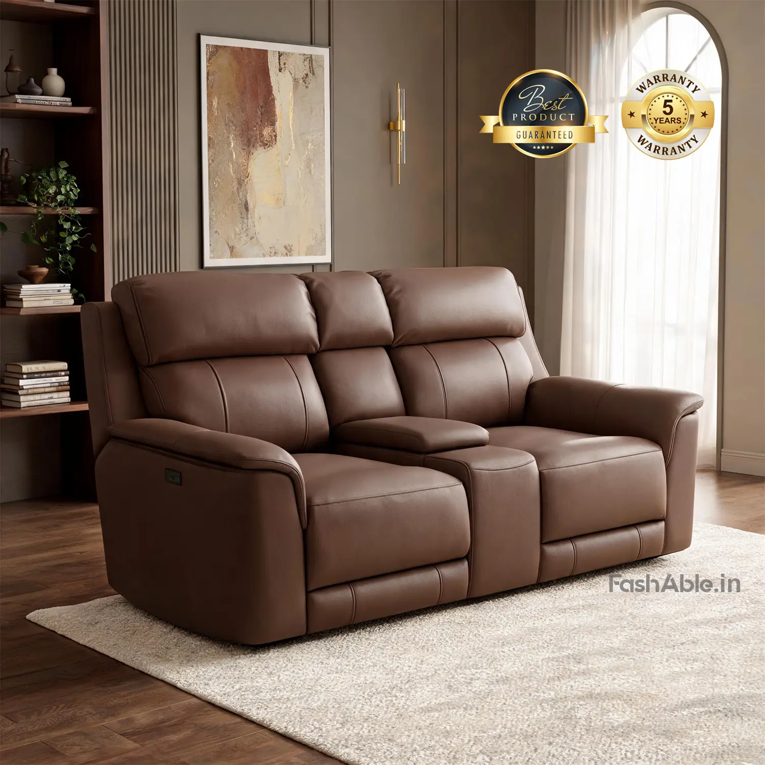 Soften Recliner Sofa Brown (1) Soften Recliner Sofa Brown (1)