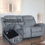 Vandor Recliner Sofa Grey (6)