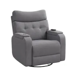 Velrast Single Recliner Sofa 1 Seater Motorized 35"