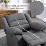 Velzo Recliner Sofa Grey (4)