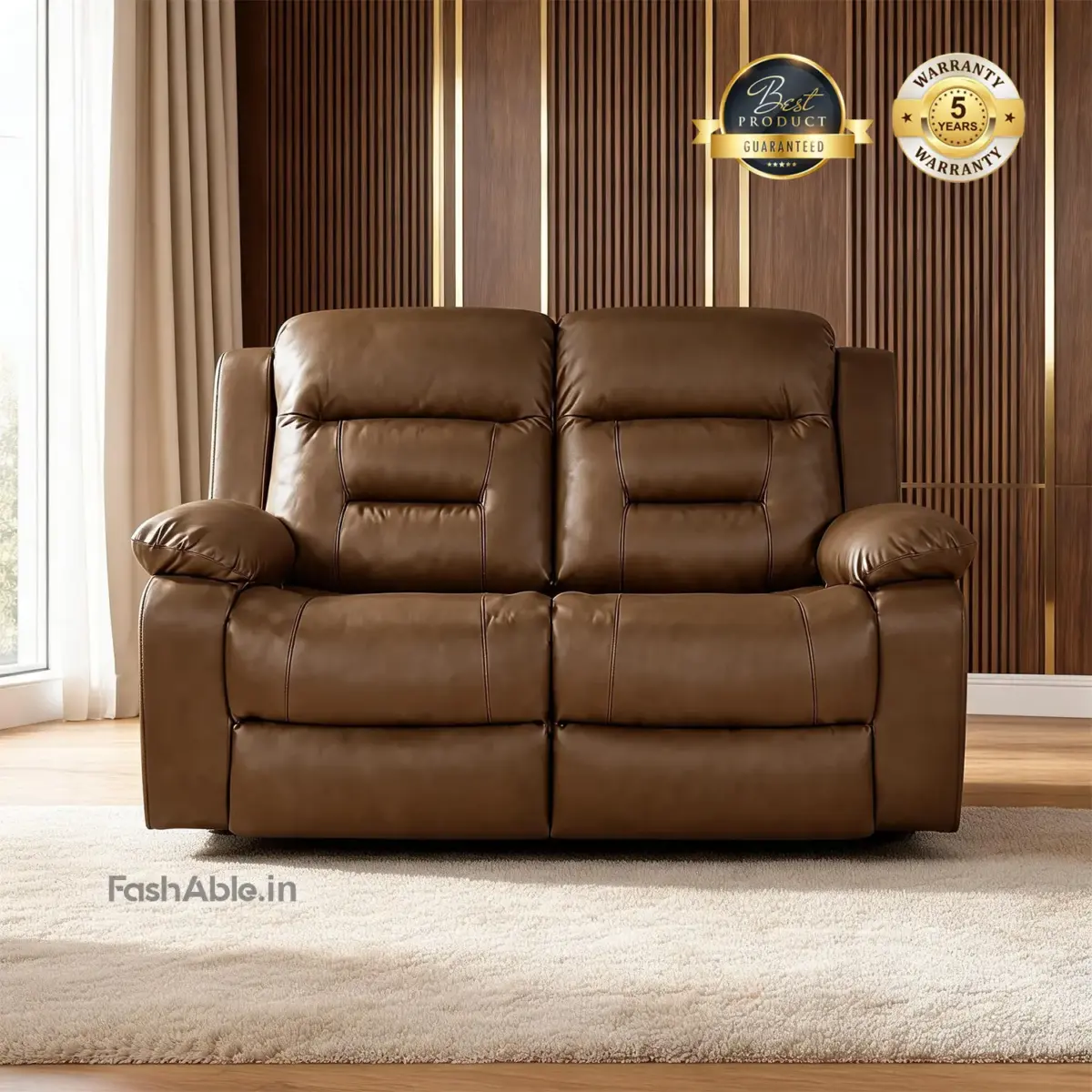 Viresta Recliner Sofa Brown
