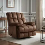 Yeloro Recliner Sofa Brown (4)