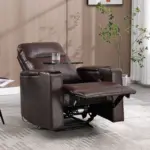 Zorrel Recliner Sofa Brown (10)