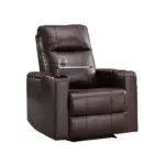 Zorrel Recliner Sofa Brown (12)