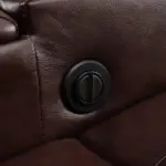 Zorrel Recliner Sofa Brown (2)