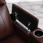 Zorrel Recliner Sofa Brown (7)