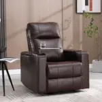 Zorrel Recliner Sofa Brown (8)