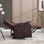 Zorrel Recliner Sofa Brown (9)