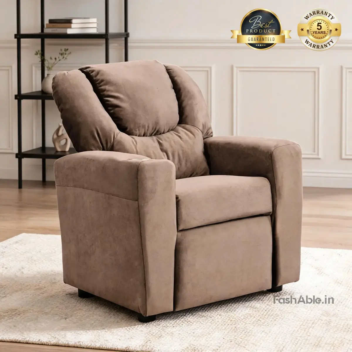 zelvara recliner brown