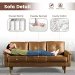 Brinzo Sofa Brown (3)