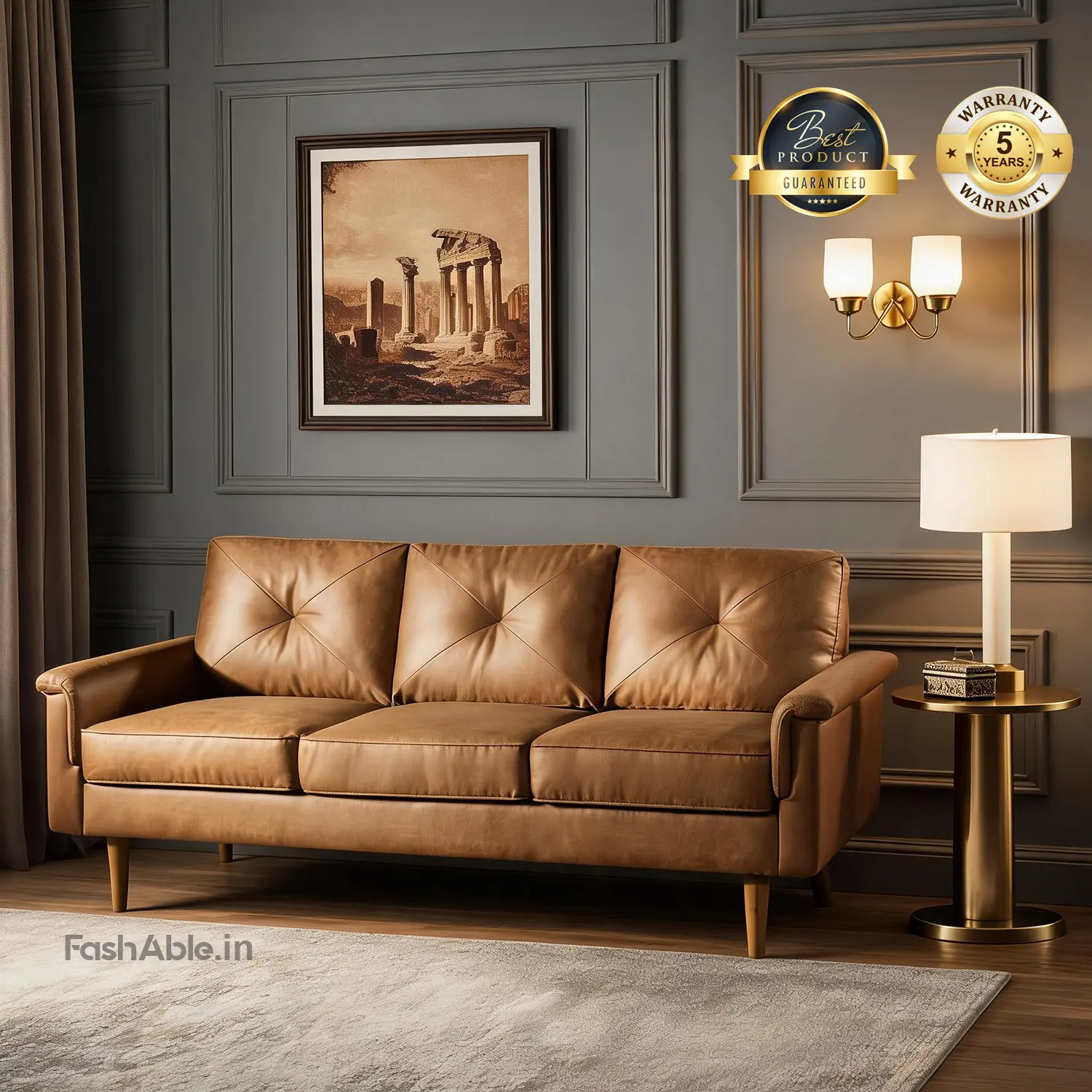 Brinzo Sofa Brown Brinzo Sofa Brown