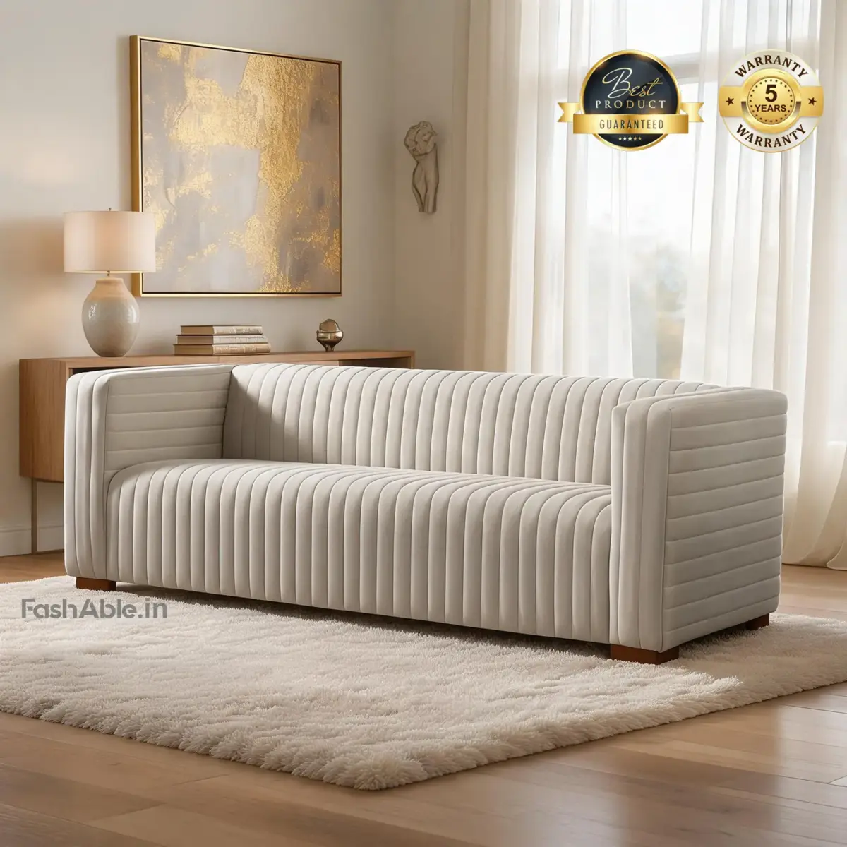 Brizak Sofa Ivory