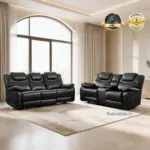 Chesfo Recliner Sofa Black
