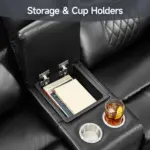 Chesfo Recliner Sofa Blk (9)