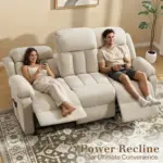 Denvell Recliner Sofa Beige (2)