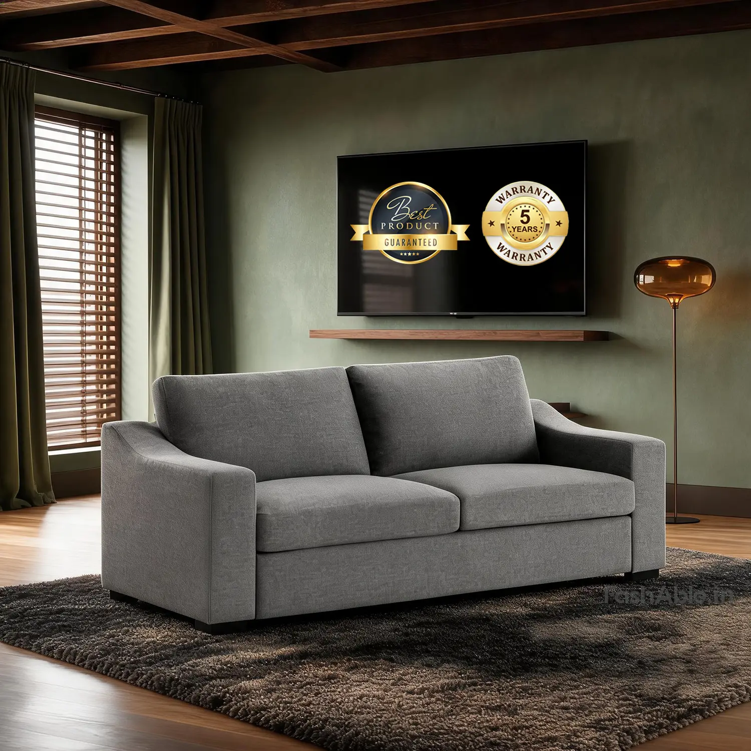 Dremer Sofa Grey Dremer Sofa Grey