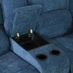 Duresto Recliner Sofa Blue (7)
