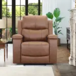 Elvar Recliner Sofa Brown (6)