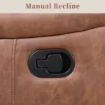 Elvar Recliner Sofa Brown (7)