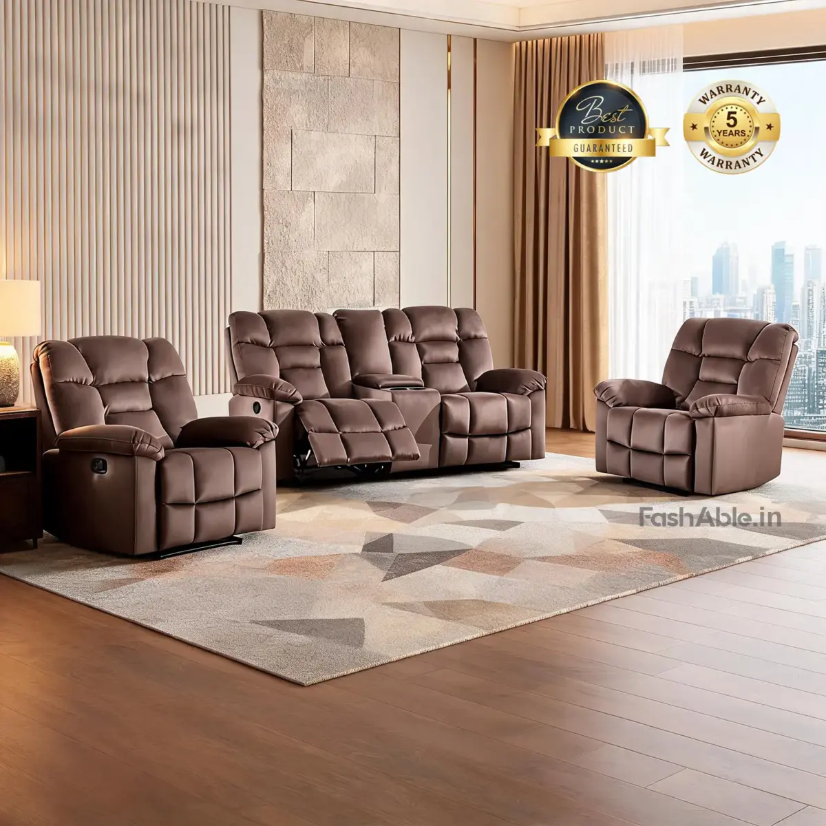 FairzenRecliner Brown (1)